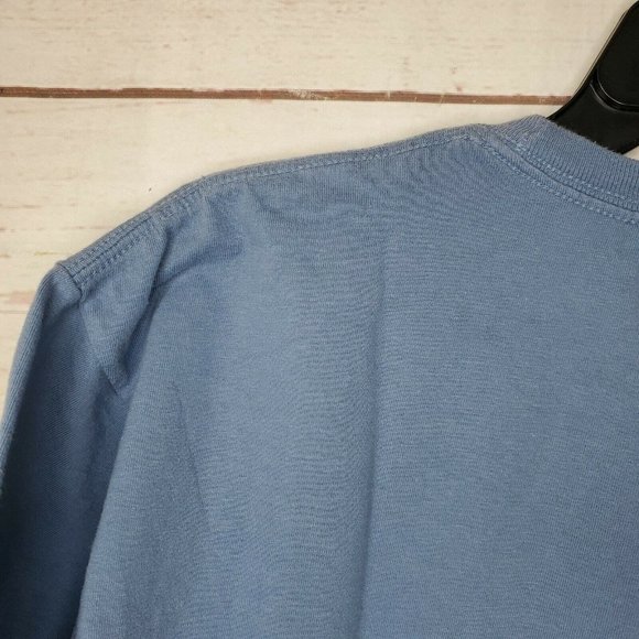 RFBF Blue Chimney Rock North Carolina Medium Supershrunk Cotton T Shirt - Picture 7 of 9